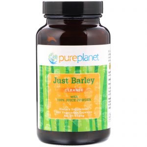 Pure Planet, Just Barley, 180 Comprimidos Vegetarianos