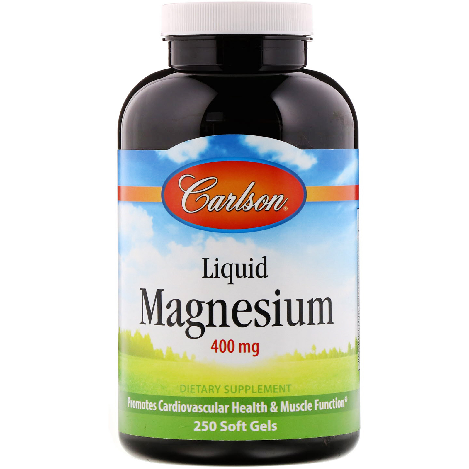 Carlson Labs, Magnésio Líquido, 400 mg, 250 Soft Gels