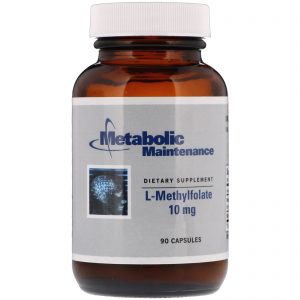 Metabolic Maintenance, L-Metilfolato, 10 mg, 90 cápsulas