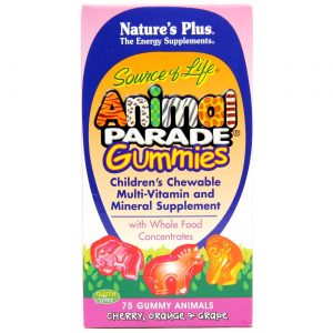 Nature's Plus, Multivitamínico Animal Parade® - 75 Gomas Sortidas