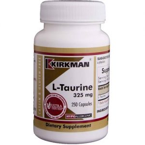 Kirkman Labs, L-Taurina - 250 Cápsulas Vegetarianas