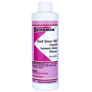 Kirkman Labs, Óleo de Fígado de Bacalhau, Limão Lima - 236 ml (8 fl oz)