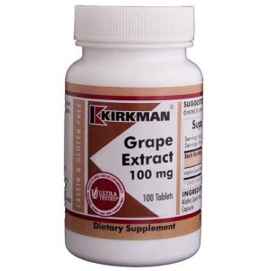 Kirkman Labs Grape Extract 100 Mg - 100 Tabletes