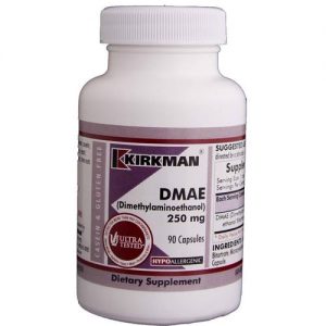 Kirkman Labs, DMAE (Dimethylaminoethanol), Hipoalergênico - 250 mg - 90 Cápsulas