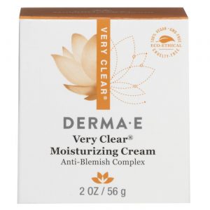 Derma E, Very Clear® Creme Hidratante para Pele - 2 oz (56g)