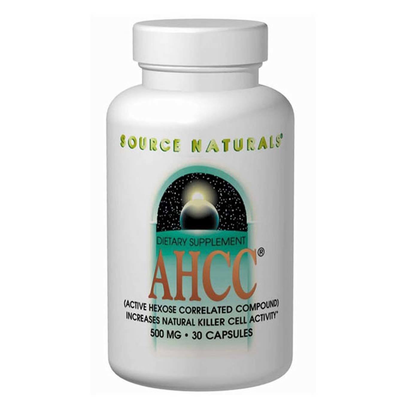 Source Naturals, AHCC 500 mg - 30 Cápsulas Vegetarianas
