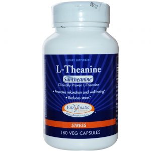 Enzymatic Therapy, L-Teanina - 180 Cápsulas