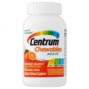 Centrum Multivitamínico Mastigável Centrum Laranja 100 Tabletes
