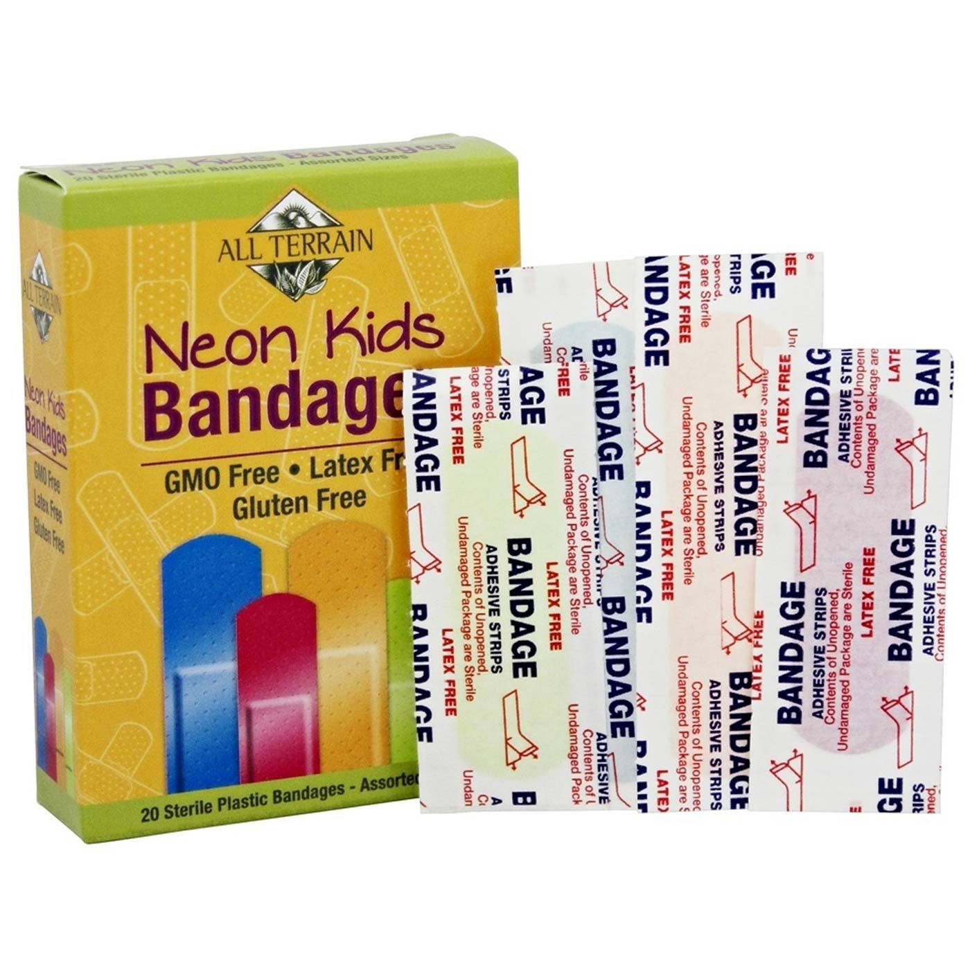 All Terrain, Bandagem Neon Infantil - Curativo - 20 Unidades