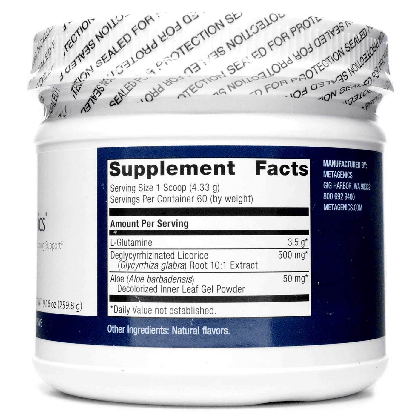 Metagenics Glutagenics - 9.27 oz - 259,8g - Imagem 2