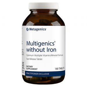 Metagenics, Multivitamínico Multigenics sem Ferro - 180 Tabletes