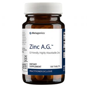 Metagenics, Zinco A.G.™ - 180 Tabletes