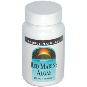 Source Naturals, Algas Marinhas Vermelhas - 90 Tabletes
