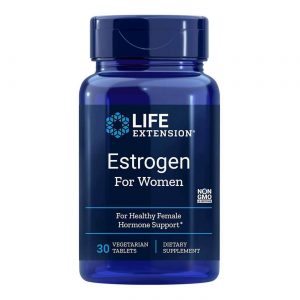 Life Extension, Estrogênio para mulheres - 30 Tabletes Vegetarianos