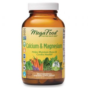 MegaFood Cálcio e Magnésio - 90 comprimidos