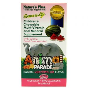 Nature's Plus, Animal Parade® Multivitamínico - 90 Mastigáveis