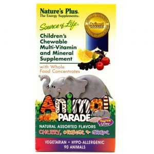 Nature's Plus, Animal Parade® Multivitamínico - 90 Gomas Mastigáveis
