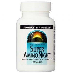 Source Naturals, Super Amino Night - 60 Tabletes