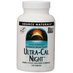 Source Naturals, Ultra Cal Night™ Complexo de Cálcio -120 Tabletes
