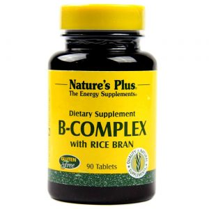 Nature's Plus, Complexo B com Farelo de Arroz - 90 Tabletes