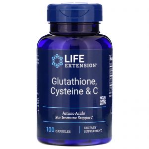 Life Extension, Glutathione, Cysteine & C, 100 Cápsulas
