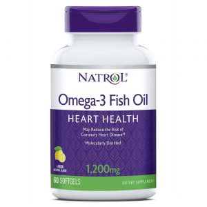 Natrol, Omega 3 1200 mg - 60 Cápsulas em Gel