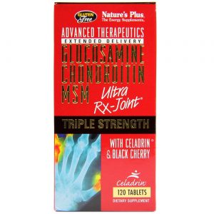 Nature's Plus, Glucosamina condroitina MSM Ultra Rx-Joint 3x - 120 Tabletes