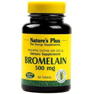 Nature's Plus, Bromelina 500 mg - 60 Tabletes