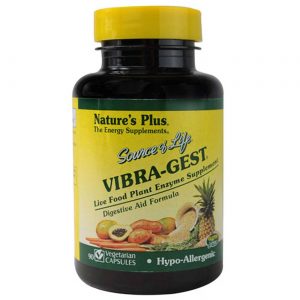 Nature's Plus, Vibra-Gest® - 90 Cápsulas Vegetarianas