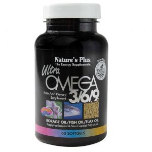 Nature's Plus, Ultra Omega 3/6/9 - 60 Cápsulas em Gel