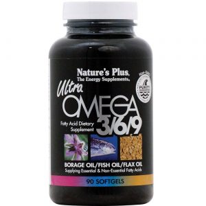 Nature's Plus, Ultra Ômega 3/6/9 - 90 Cápsulas em Gel