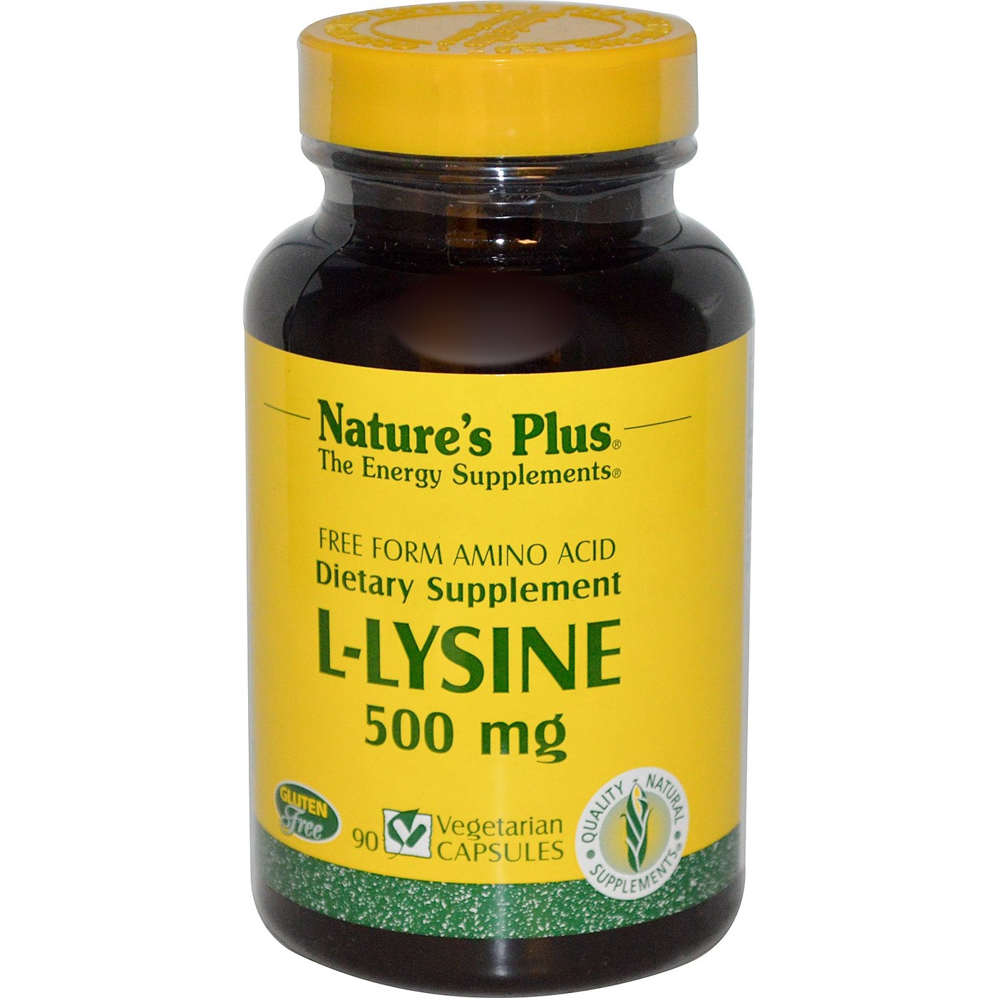 Nature's Plus L-lisina 500 mg 90 Cápsulas Vegetarianas