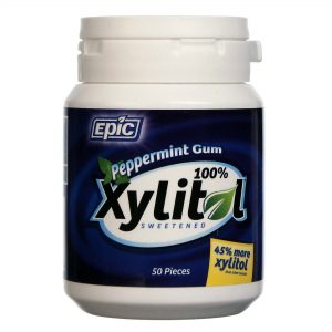 Epic Dental, Goma de xilitol - Hortelã-pimenta - 50 pedaços