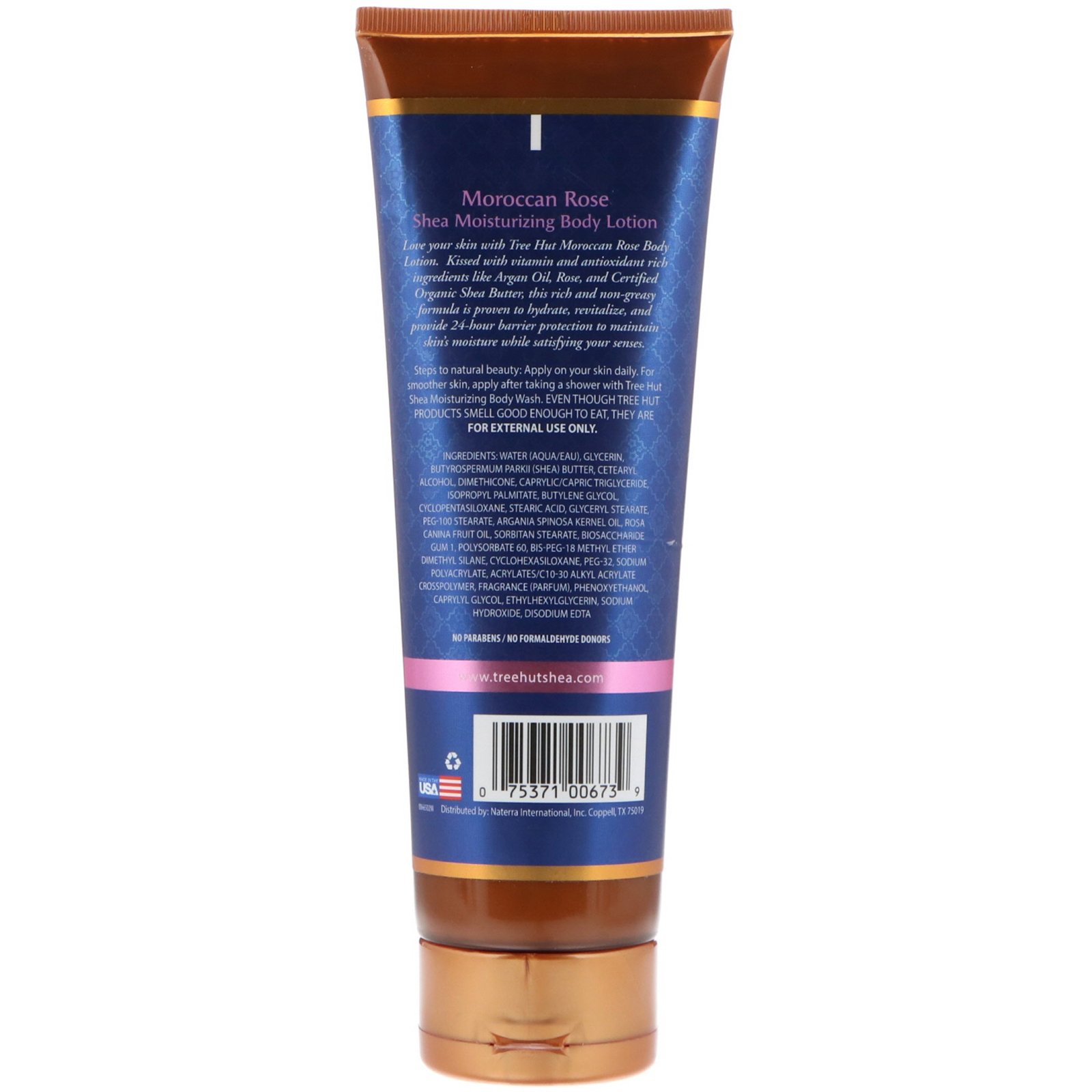 Tree Hut, Shea Moisturizing Body Lotion, Moroccan Rose, 9 oz (255 g) - Imagem 2