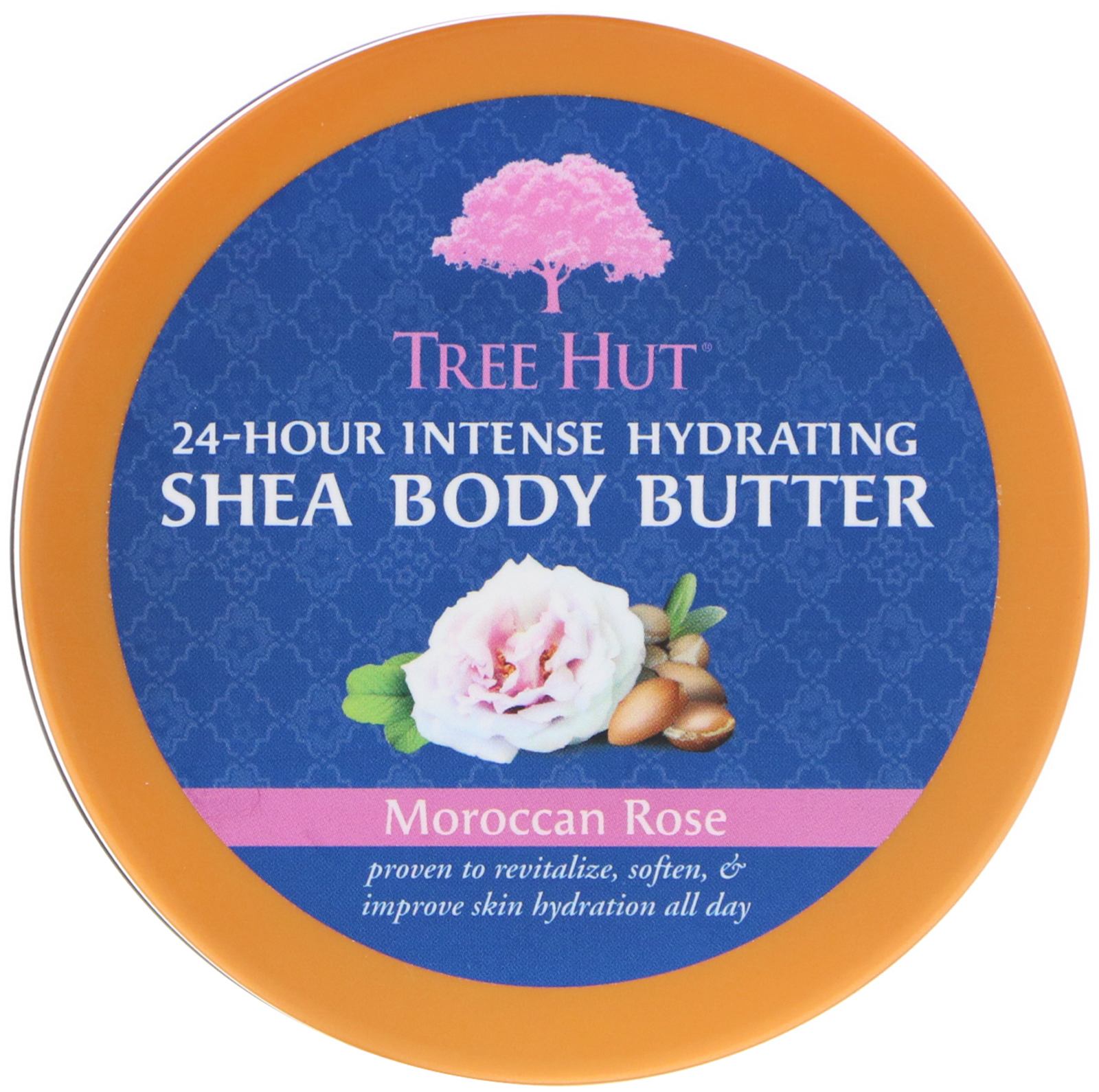 Tree Hut, Manteiga de Karité Hidratante Corporal Intensa 24h, Rosa Marroquina, 7 oz (198 g)