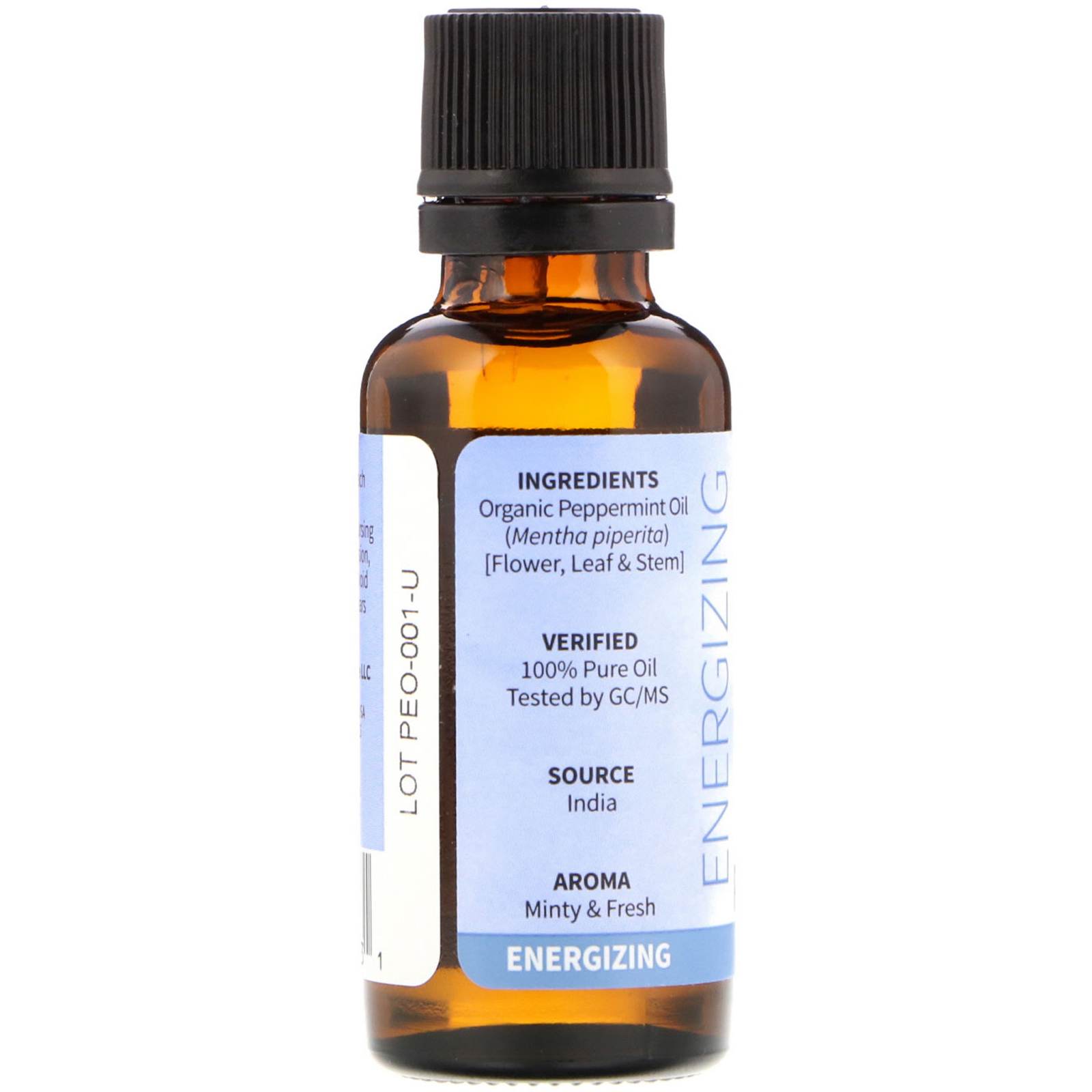 Garden of Life, 100% Organic & Pure, Essential Oils, Energizing, Peppermint, 1 fl oz (30 ml) - Imagem 2