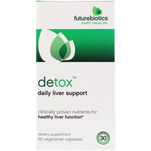 FutureBiotics, Detox, Apoio Diário ao Fígado , 60 Cápsulas Vegetais