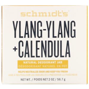 Schmidt's Naturals, Frasco de Desodorante Natural, Ylang-Ylang + Calêndula, 56,7 g (2 oz)