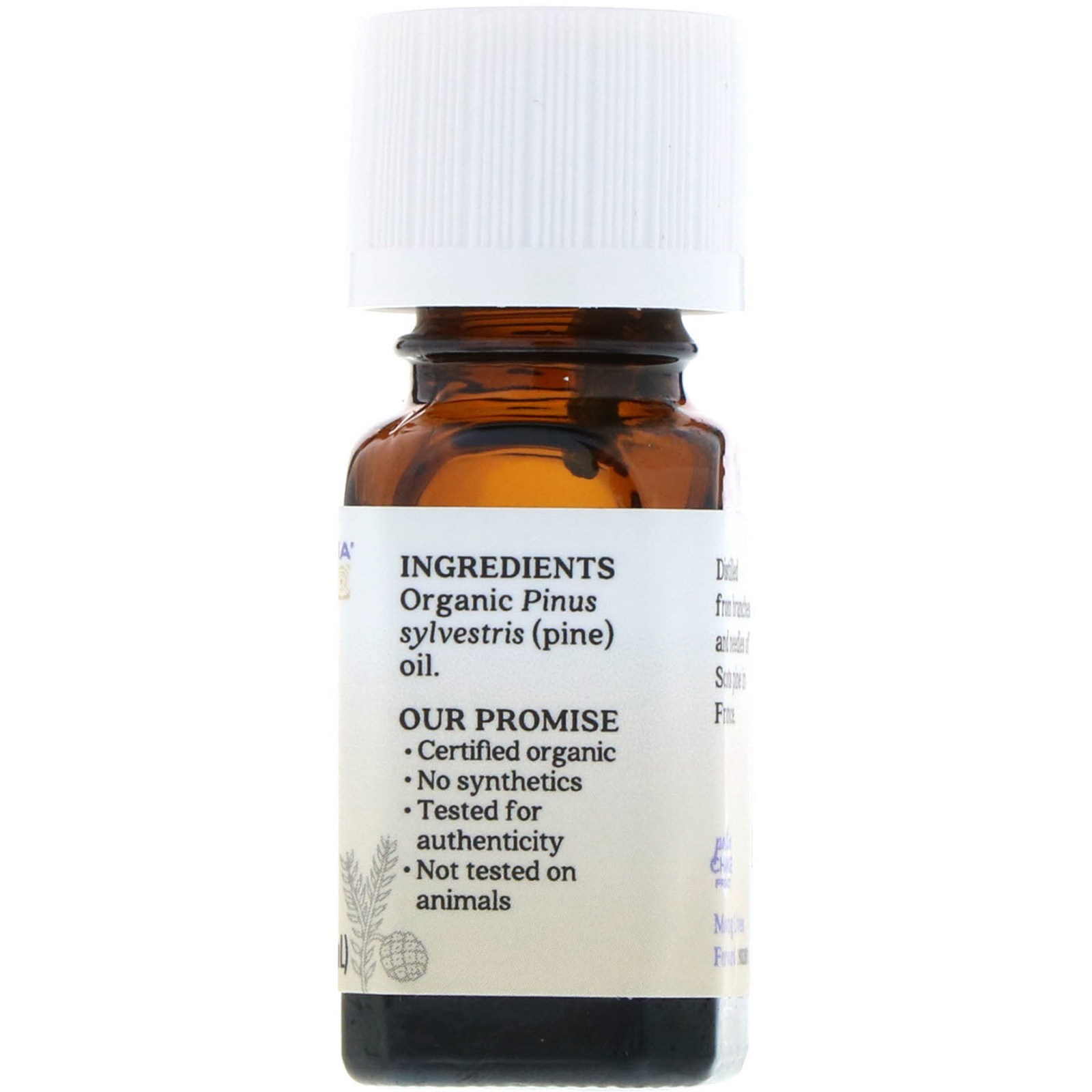 Aura Cacia, Pinheiro Orgânico, .25 fl oz (7,4 ml) - Imagem 2