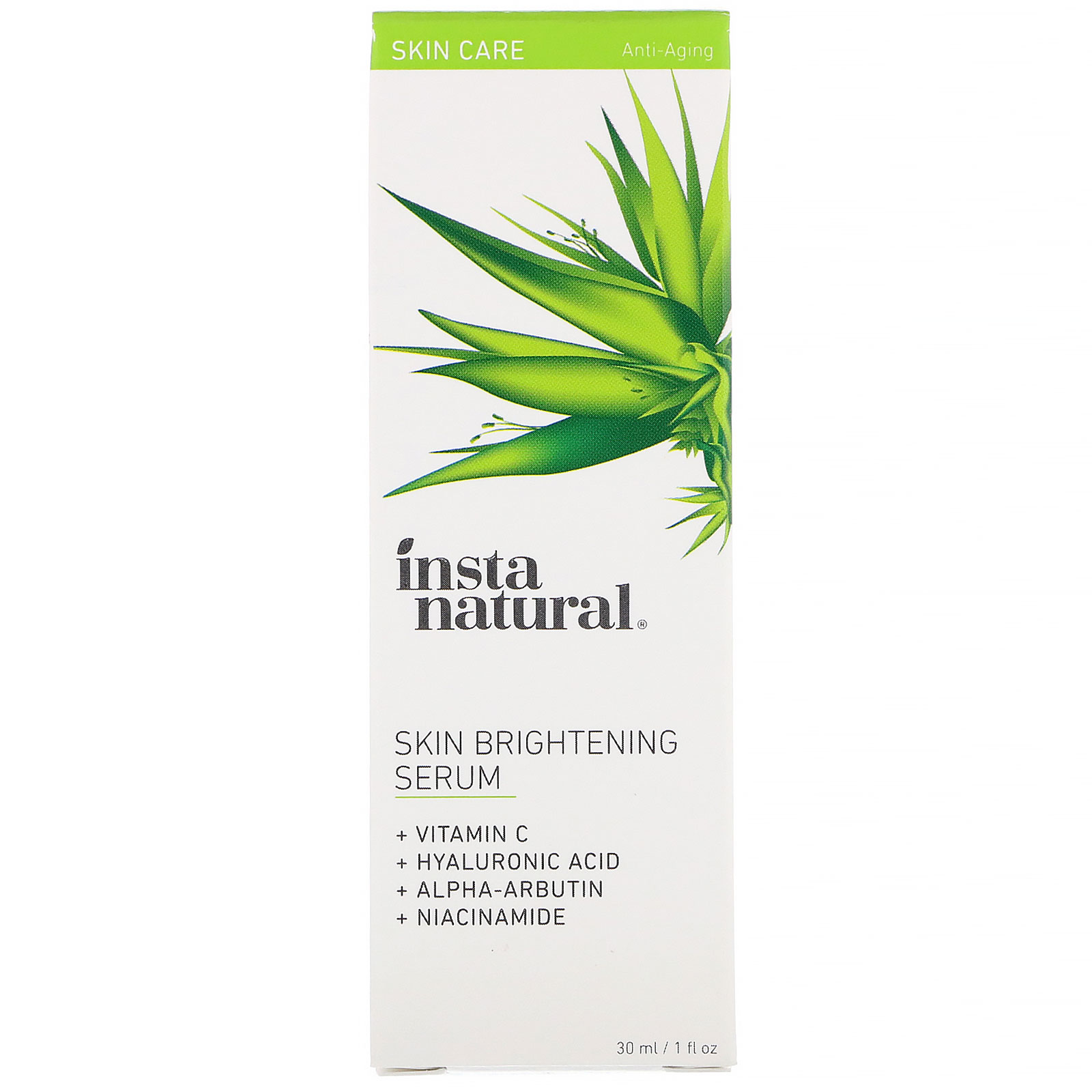 InstaNatural, Soro Iluminador para a Pele, Antienvelhecimento, 30 ml (1 fl oz)