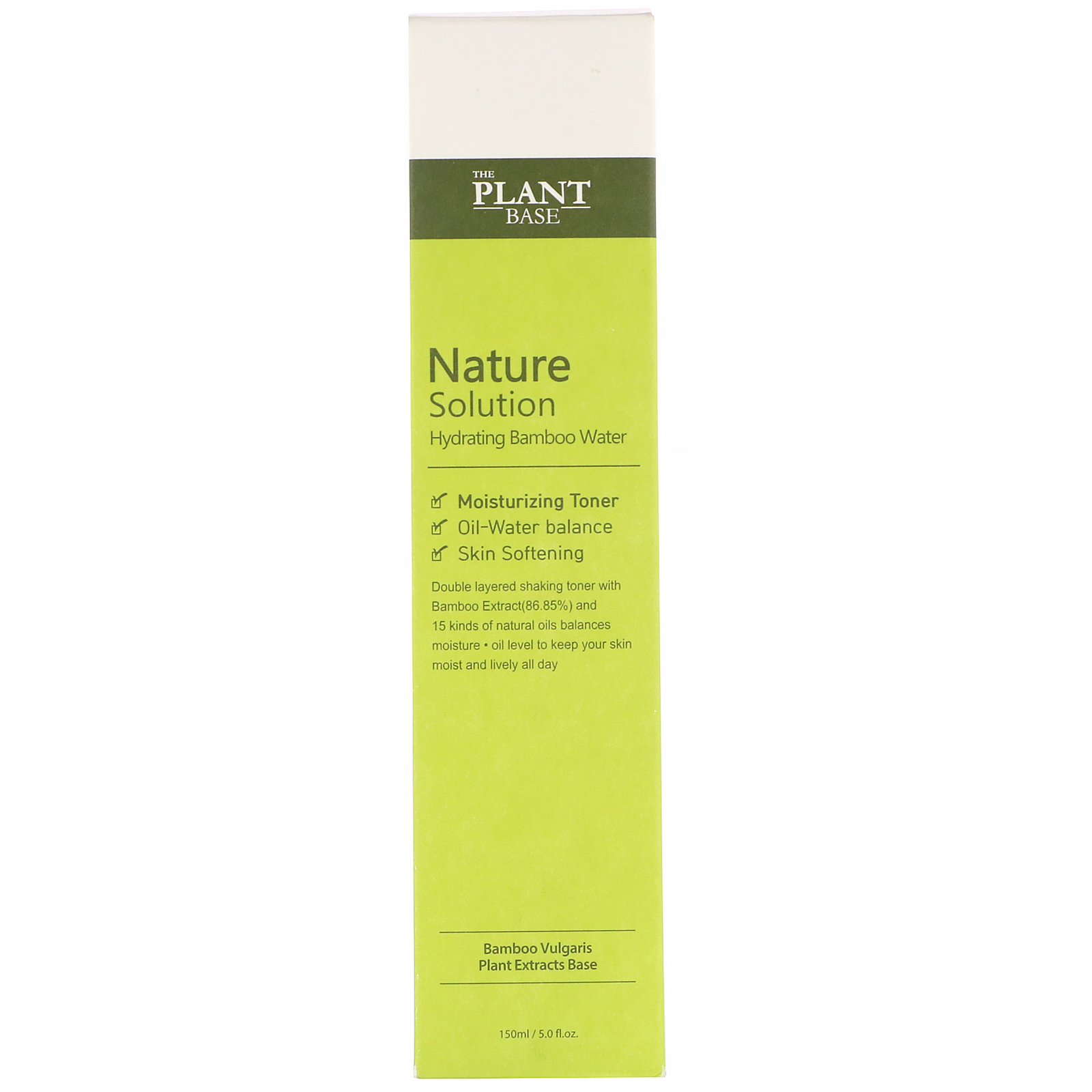The Plant Base, Nature Solution, Água Hidratante de Bambu, 150 ml (5 fl oz) - Imagem 2