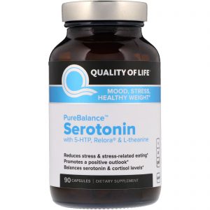 Quality of Life Labs, PureBalance, Serotonina, 90 Cápsulas