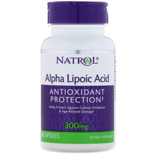 Natrol, Ácido Alfa Lipóico, 300 mg, 50 Cápsulas