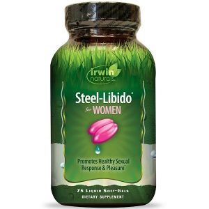 Irwin Naturals, Steel-Libido para Mulheres, 75 Cápsulas Softgel Líquidas