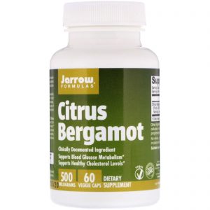 Jarrow Formulas, Citram Bergamota, 500 mg, 60 Cápsulas Vegetais