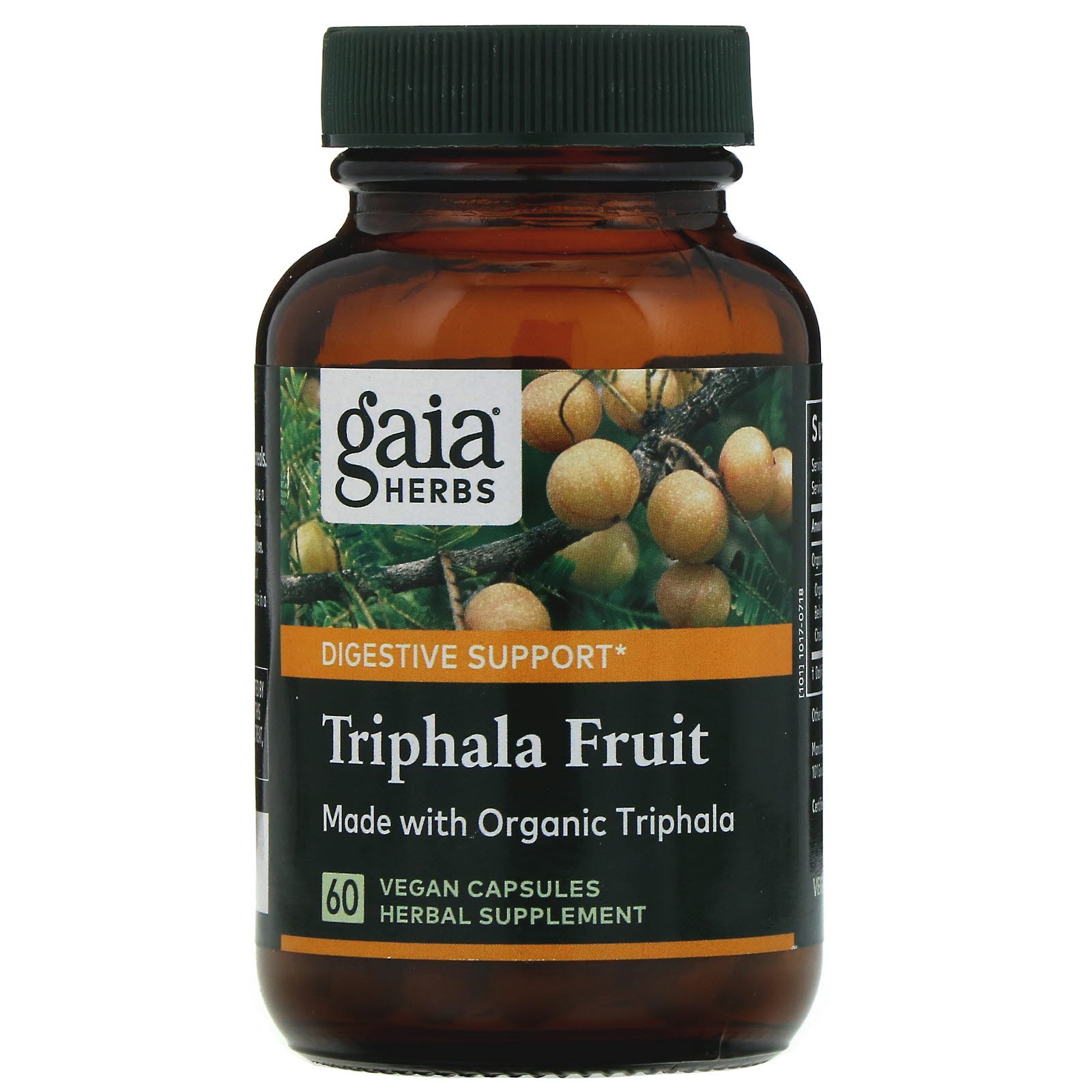 Gaia Herbs, Triphala Fruit, 60 Vegan Capsules - Imagem 3