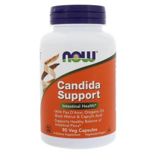 Now Foods, Auxilio da Candida - 90 Cápsulas Vegetarianas