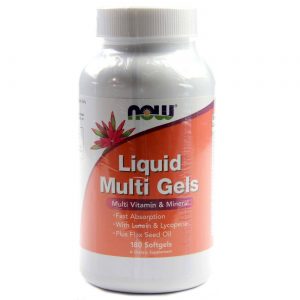 Now Foods, Multivitamínico e Minerais em Géis Líquidos - 180 Cápsulas em Gel