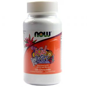 Now Foods, Kid Vits Multivitamínico Infantil - 120 mastigáveis