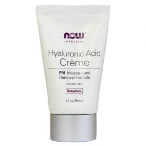 Now Foods, Creme de Ácido Hialurônico - Uso Noturno - 59 ml
